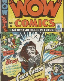 Cover of Wow Comics No. 8, part of the Canadian Whites collection.